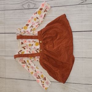 Little girl 2 piece dress